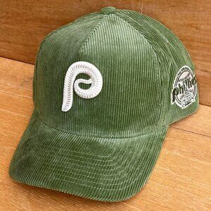 MITCHELL & NESS MLB PHILADELPHIA PHILLIES CORDUROY CHAIN STITCH SNAPBACK HAT NEW
